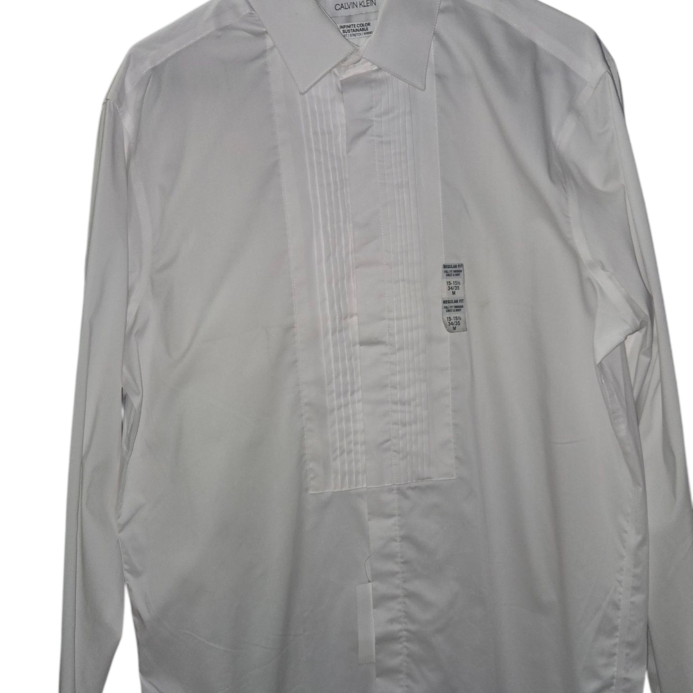 Calvin Klein Men's Classic White Dress Shirt